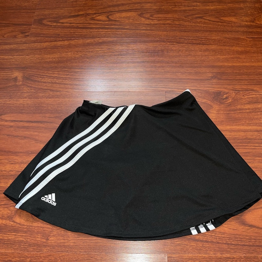 Adidas Black Skirt with White Accents